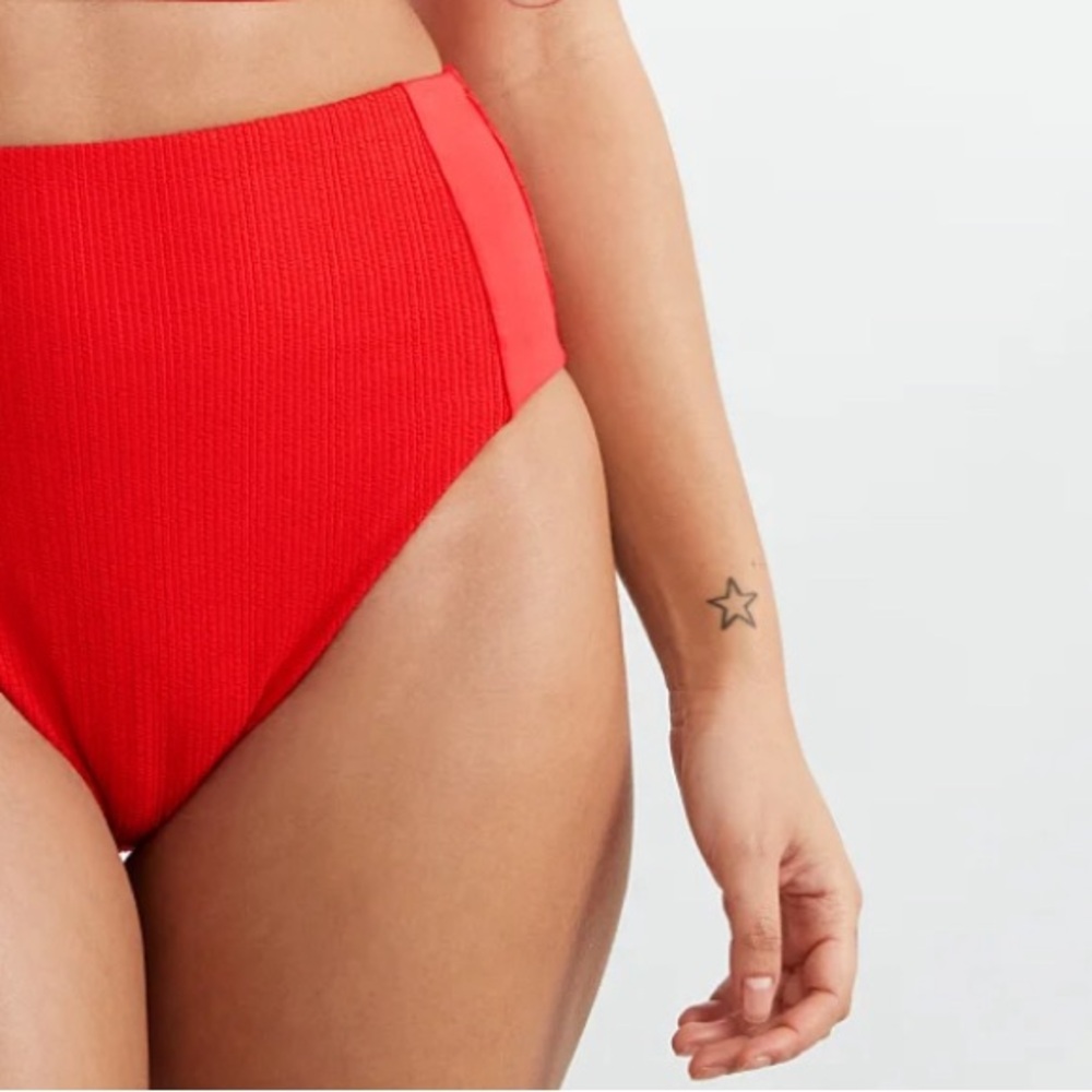 SANCTUARY High-Waist Bikini Bottom
